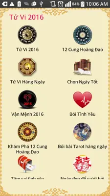 Tu vi boi 2016 android App screenshot 7